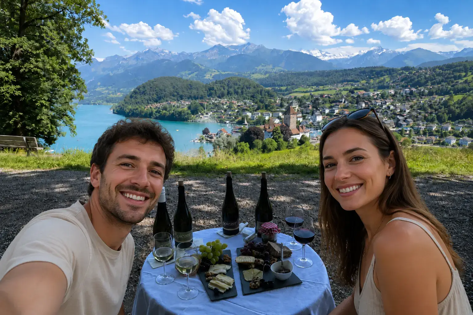 Wine Tour Spiez: Taste Swiss Wine Above Lake Thun